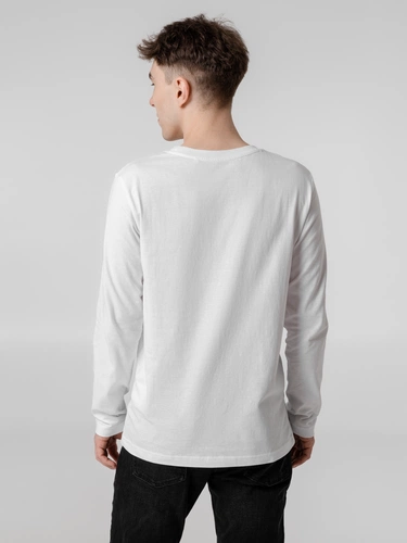 Футболка с длинным рукавом Lehta, белая Футболка с длинным рукавом Lehta, белая