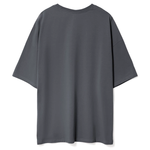 Футболка унисекс оверсайз Crosstown, темно-серая Футболка унисекс оверсайз Crosstown, темно-серая