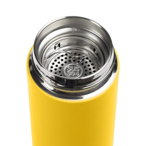 Термос с ситечком Percola, желтый Термос с ситечком Percola, желтый