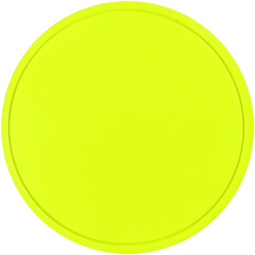 Лейбл из ПВХ Dzeta Round, L, желтый неон Лейбл из ПВХ Dzeta Round, L, желтый неон