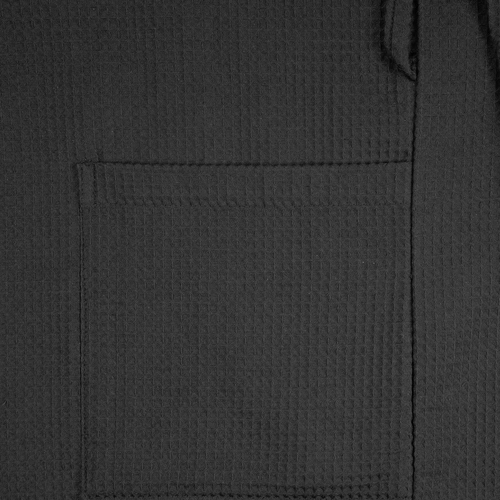 Халат вафельный Kimono, черный Халат вафельный Kimono, черный