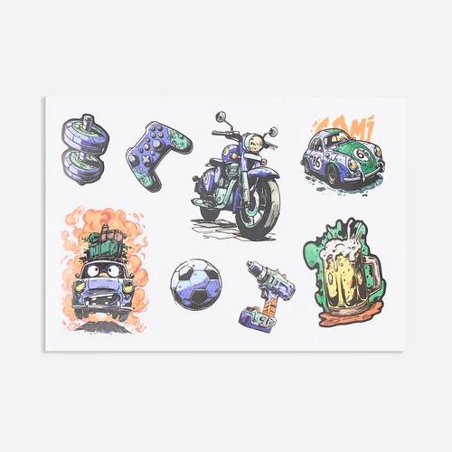 Стикерпак UV-DTF Thematik, для мужчин Стикерпак UV-DTF Thematik, для мужчин