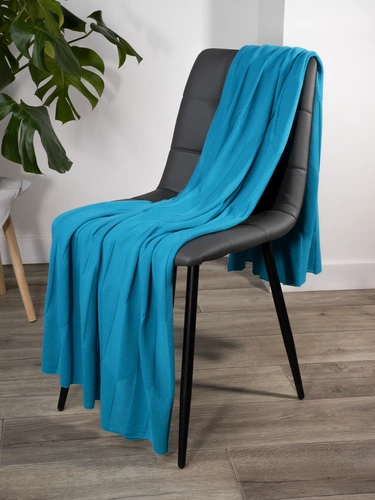 Плед Rombus, бирюзовый Плед Rombus, бирюзовый