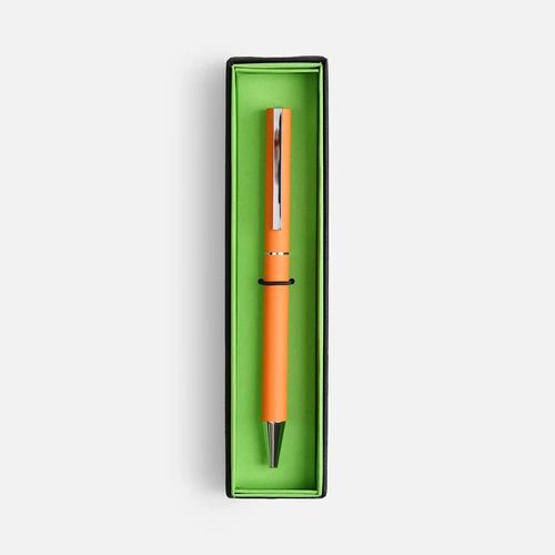 Ручка шариковая Blade Soft Touch в футляре, оранжевая Ручка шариковая Blade Soft Touch в футляре, оранжевая