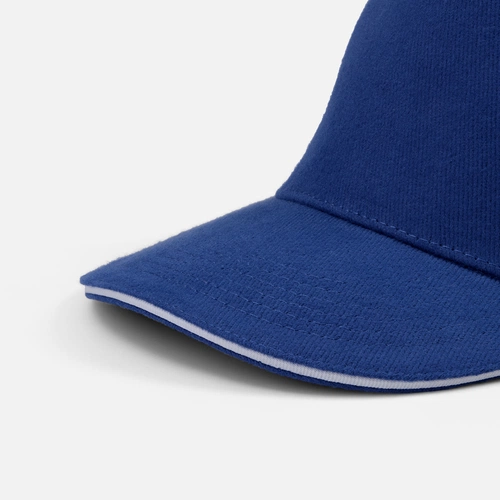 Бейсболка Classic 2.0, ярко-синяя с белым кантом Бейсболка Classic 2.0, ярко-синяя с белым кантом