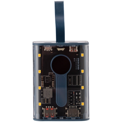 Аккумулятор с быстрой зарядкой Trellis Quick 10000 мАч, синий Аккумулятор с быстрой зарядкой Trellis Quick 10000 мАч, синий