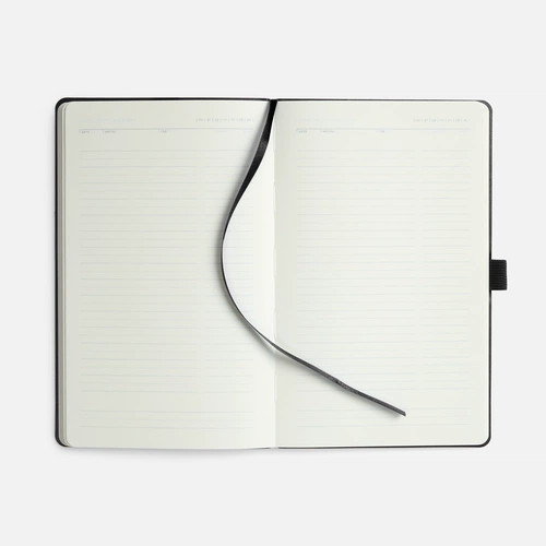 Ежедневник Lungo, недатированный, черный Ежедневник Lungo, недатированный, черный