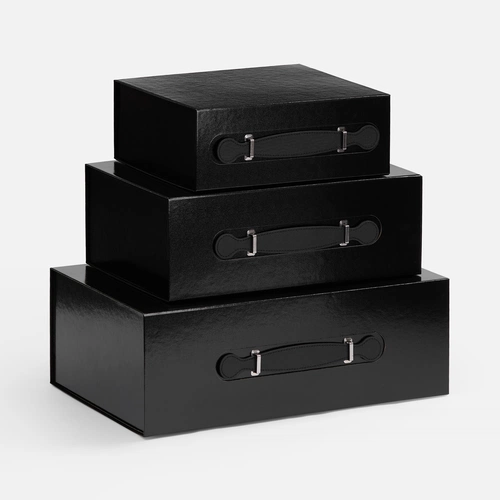 Коробка складная Holdfold, L, черная Коробка складная Holdfold, L, черная