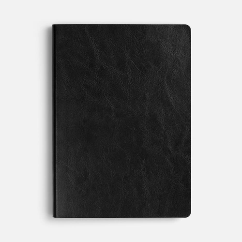 Ежедневник Doppio, недатированный, черный с серым Ежедневник Doppio, недатированный, черный с серым