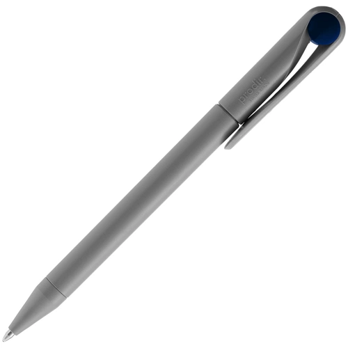 Ручка шариковая Prodir DS1 TMM Dot, серая с синим Ручка шариковая Prodir DS1 TMM Dot, серая с синим