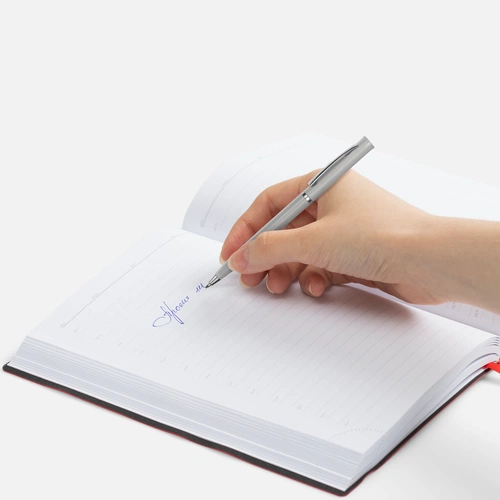 Ручка шариковая Euro Chrome, серая Ручка шариковая Euro Chrome, серая