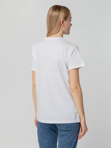 Футболка унисекс T-bolka 140, белая Футболка унисекс T-bolka 140, белая