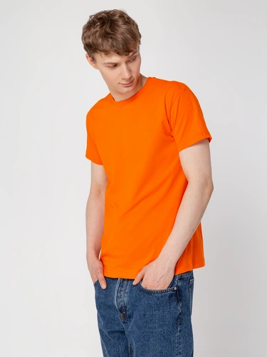 Футболка унисекс T-Bolka 160, оранжевая Футболка унисекс T-Bolka 160, оранжевая