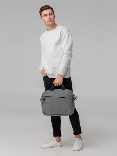 Сумка для ноутбука The First, синяя Сумка для ноутбука The First, синяя