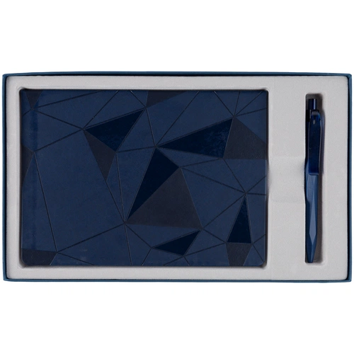 Набор Gems: ежедневник и ручка, синий Набор Gems: ежедневник и ручка, синий