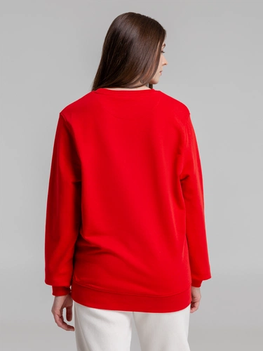 Свитшот унисекс BNC Inspire (Organic), красный Свитшот унисекс BNC Inspire (Organic), красный