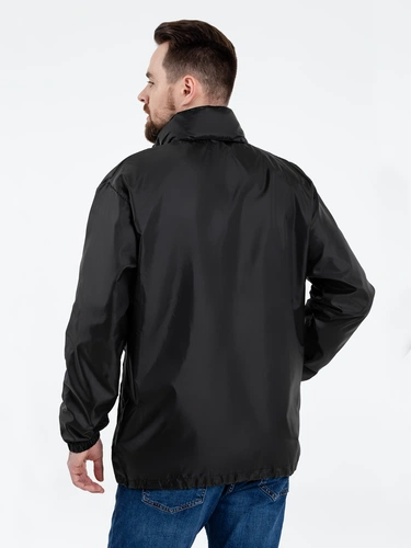 Ветровка унисекс Shift, черная Ветровка унисекс Shift, черная