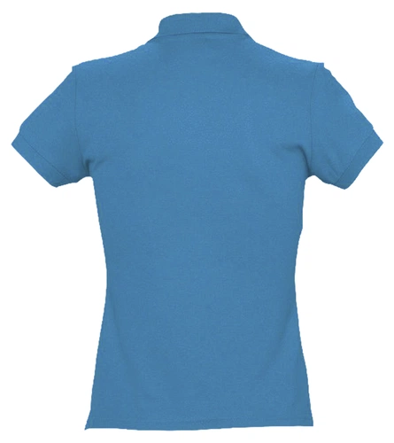 Рубашка поло женская Passion 170, ярко-бирюзовая Рубашка поло женская Passion 170, ярко-бирюзовая