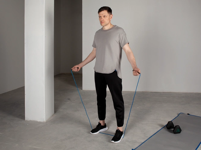 Скакалка Hopper, cиняя Скакалка Hopper, cиняя