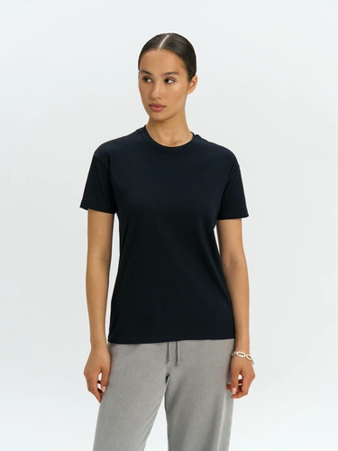 Футболка унисекс Regent 150, черная Футболка унисекс Regent 150, черная