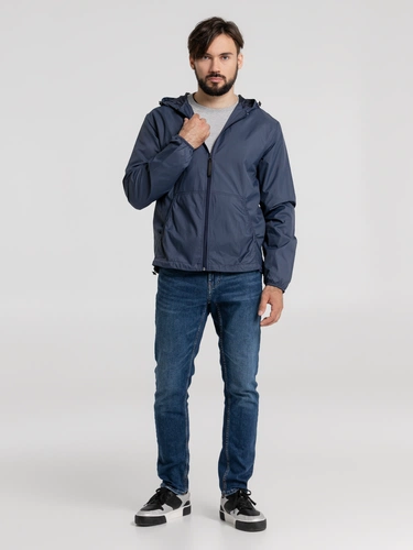 Ветровка Turvind, темно-синяя Ветровка Turvind, темно-синяя