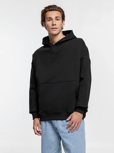 Худи оверсайз Kulonga Comfort Heavy, черное Худи оверсайз Kulonga Comfort Heavy, черное