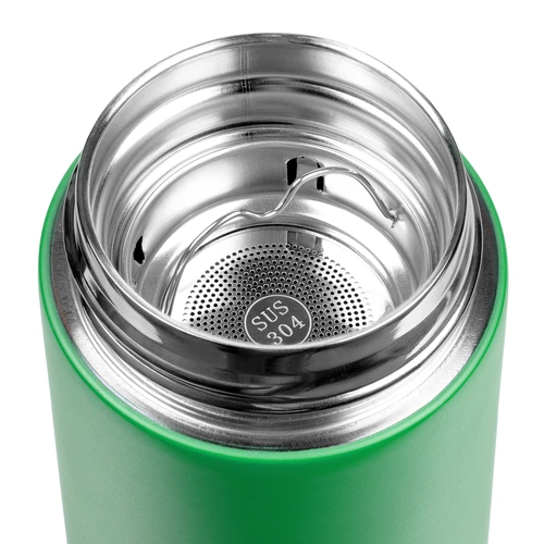 Смарт-бутылка с заменяемой батарейкой Long Therm, зеленая Смарт-бутылка с заменяемой батарейкой Long Therm, зеленая