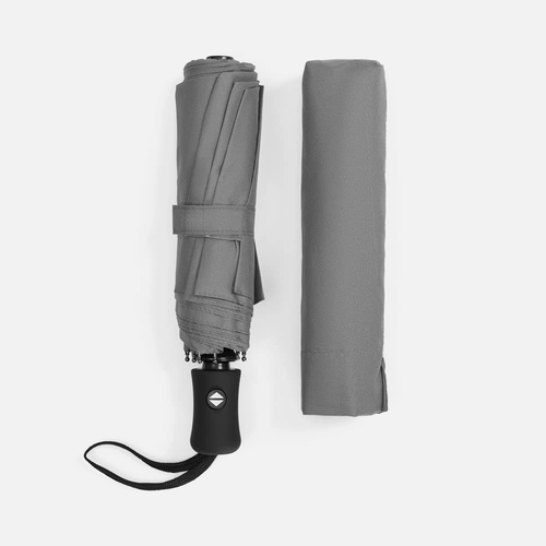 Зонт складной Monsoon, серый Зонт складной Monsoon, серый