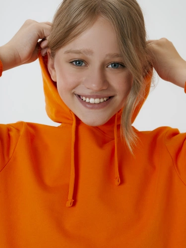 Худи детское Kirenga Kids 2.0, оранжевое Худи детское Kirenga Kids 2.0, оранжевое