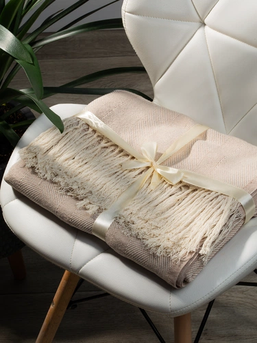 Плед «Сенеж», бежевый Плед «Сенеж», бежевый