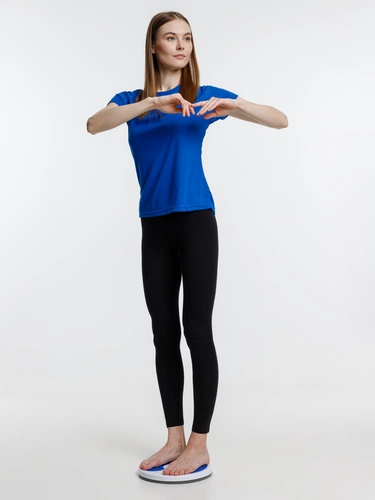 Диск здоровья вращающийся SpinTeam, белый с синим Диск здоровья вращающийся SpinTeam, белый с синим