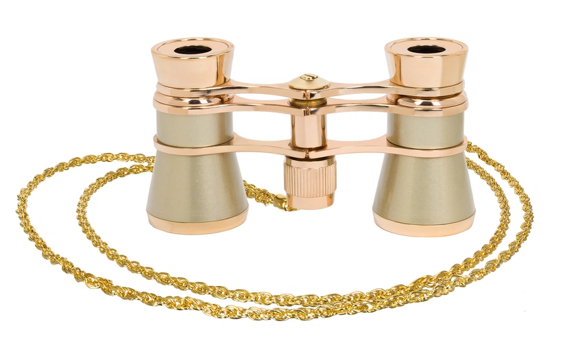 Театральный бинокль Broadway 325B, золотистый Театральный бинокль Broadway 325B, золотистый