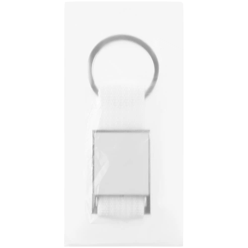 Брелок Stropp с тканевой вставкой, белый Брелок Stropp с тканевой вставкой, белый