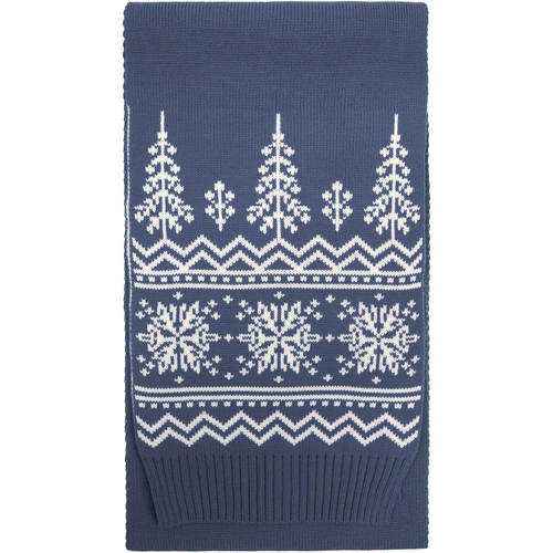 Шарф Elnik, серый с молочно-белым Шарф Elnik, серый с молочно-белым