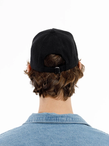 Бейсболка Woolridge, черная Бейсболка Woolridge, черная