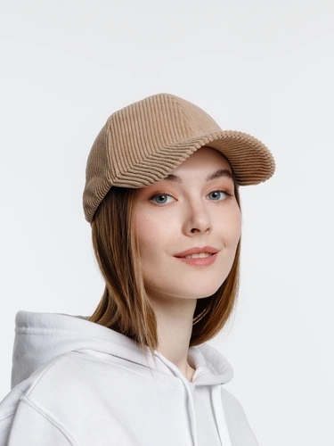 Бейсболка Soft Core, бежевая Бейсболка Soft Core, бежевая