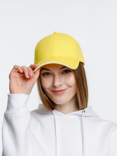 Бейсболка Spiker, желтая с белым Бейсболка Spiker, желтая с белым