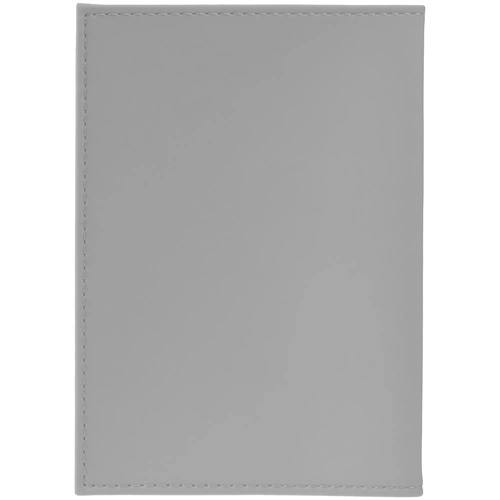 Обложка для паспорта Shall, серая Обложка для паспорта Shall, серая