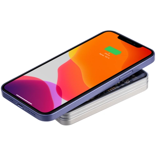 Магнитный беспроводной аккумулятор Cooper Ergo 5000 мАч, серебристый Магнитный беспроводной аккумулятор Cooper Ergo 5000 мАч, серебристый