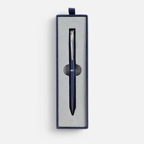 Футляр Nomi для 1 ручки, темно-синий Футляр Nomi для 1 ручки, темно-синий