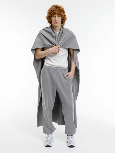 Полотенце спортивное Hard Work, серое Полотенце спортивное Hard Work, серое