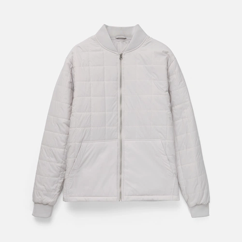 Куртка унисекс Warmbridge, светло-серая Куртка унисекс Warmbridge, светло-серая