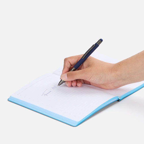 Ручка шариковая Digit Soft Touch со стилусом, синяя Ручка шариковая Digit Soft Touch со стилусом, синяя