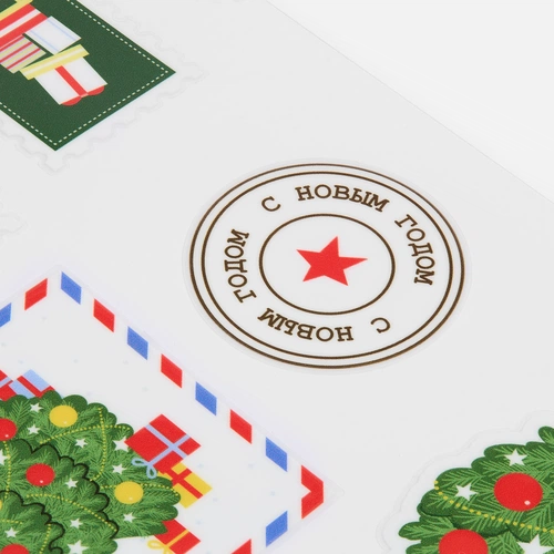 Стикерпак UV-DTF Thematik, новогодний Стикерпак UV-DTF Thematik, новогодний