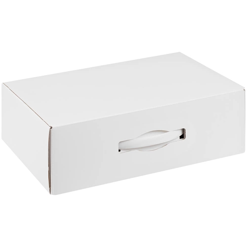 Коробка Matter Light, белая, с белой ручкой Коробка Matter Light, белая, с белой ручкой
