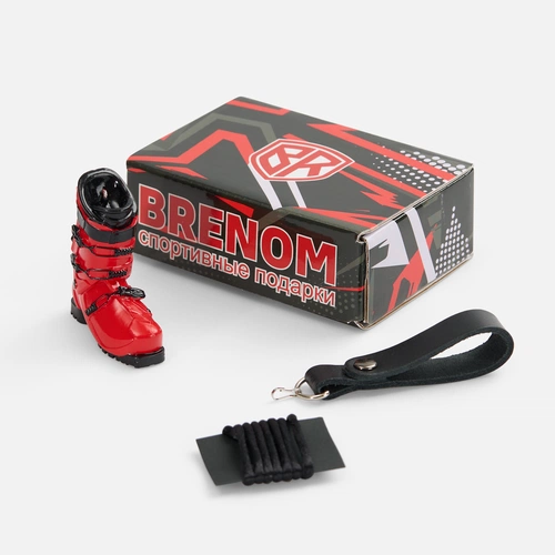 Брелок «Горнолыжный ботинок», красный Брелок «Горнолыжный ботинок», красный