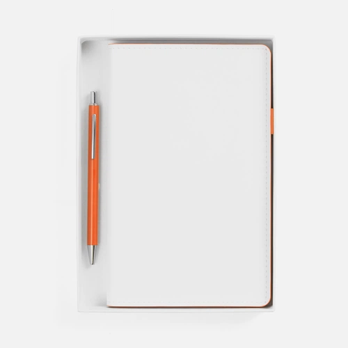 Набор White Shall, бело-оранжевый Набор White Shall, бело-оранжевый