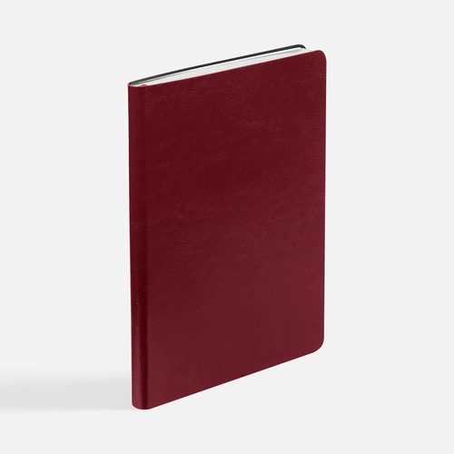 Ежедневник Nebraska Flex, недатированный, бордовый с серебристым Ежедневник Nebraska Flex, недатированный, бордовый с серебристым