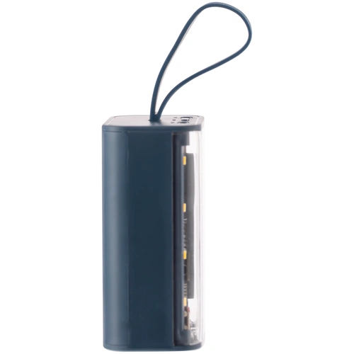 Аккумулятор с быстрой зарядкой Trellis Quick 10000 мАч, синий Аккумулятор с быстрой зарядкой Trellis Quick 10000 мАч, синий