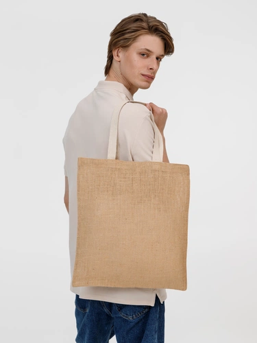 Холщовая сумка на плечо Juhu, неокрашенная Холщовая сумка на плечо Juhu, неокрашенная
